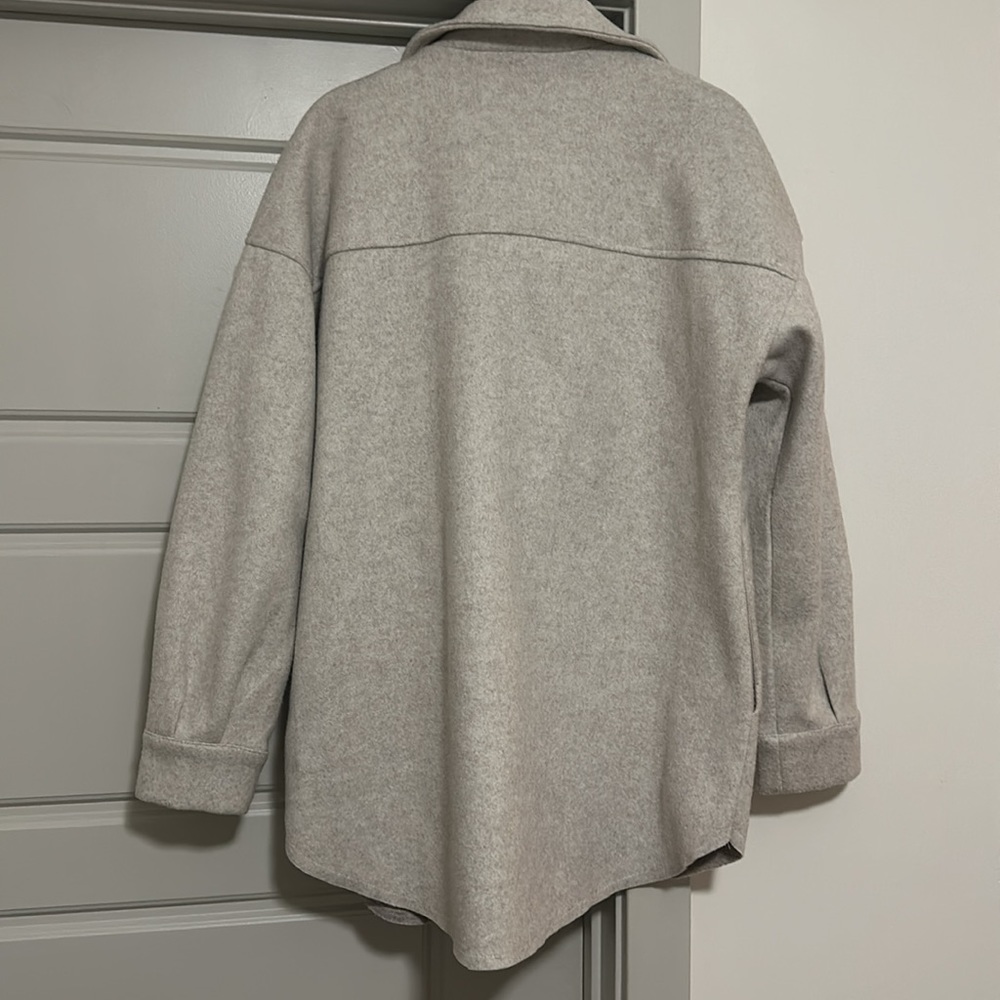 Hem And Thread Shacket - image 3